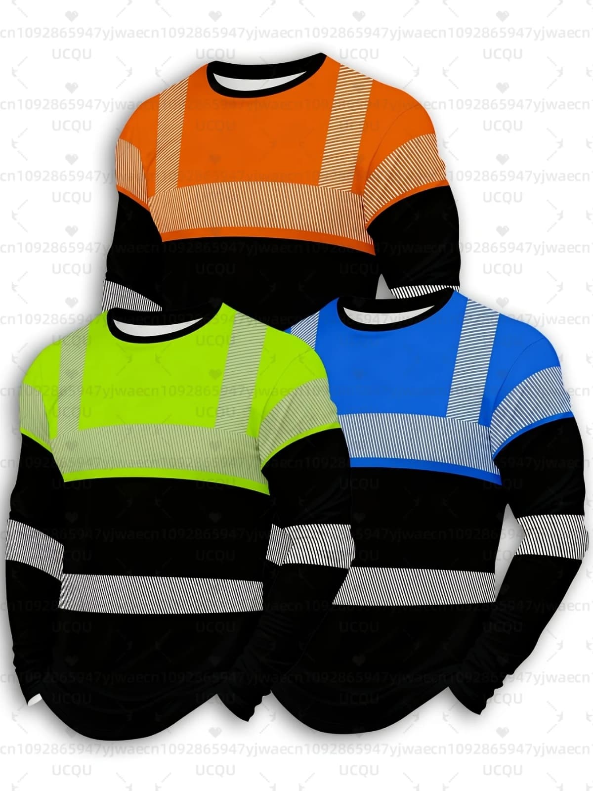 Men's Casual 3D Printed Long-sleeve T-shirt for Spring Autumn Neon Green Lightweight Breathable T-shirt Tops Pullovers