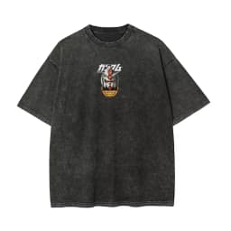 2026 Gundam Anime Printed T-shirt Men's and Women's Washed T-shirt High Quality Vintage Cotton T-shirt Harajuku Y2K Tops