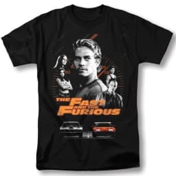 Fast and Furious Shirt 90s Movie Poster Classic Vintage Graphic Design Men Women T-Shirt Cotton Tees Streetwear Oversize Top