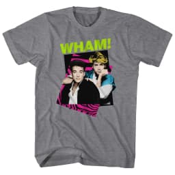 Wham Mighty Band George Michael Rock Retro Casual T-Shirt Men's and Women's Luxury Brand Top 2026 New Band Logo