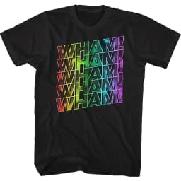 Wham Mighty Band George Michael Rock Retro Casual T-Shirt Men's and Women's Luxury Brand Top 2026 New Band Logo