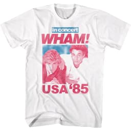 Wham Mighty Band George Michael Rock Retro Casual T-Shirt Men's and Women's Luxury Brand Top 2026 New Band Logo