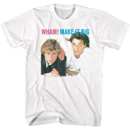 Wham Mighty Band George Michael Rock Retro Casual T-Shirt Men's and Women's Luxury Brand Top 2026 New Band Logo