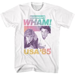 Wham Mighty Band George Michael Rock Retro Casual T-Shirt Men's and Women's Luxury Brand Top 2026 New Band Logo