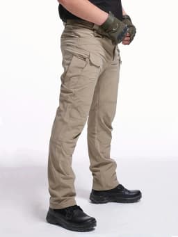 5XL Plus Size Men's Thin Cargo Pants With Side Pockets For Spring Summer Tactical Oversized Loose Punk Pants Big And Tall Guys
