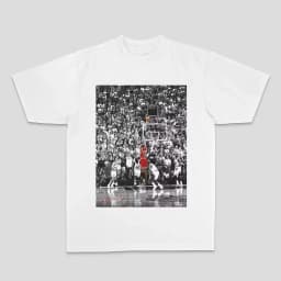Michael Jordan American Men's and Women's Loose 100% Cotton Direct Spray Summer Loose Short Sleeve T-shirt