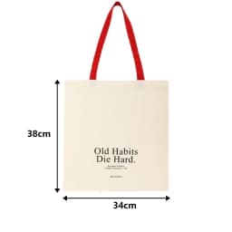 Simple Letter Large-capacity Single-shoulder Canvas Bag, Ins Student Backpack, Hand-held Shopping Bag, Women's Eco-friendly Bag
