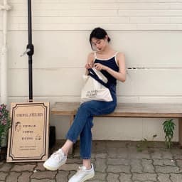 Simple Letter Large-capacity Single-shoulder Canvas Bag, Ins Student Backpack, Hand-held Shopping Bag, Women's Eco-friendly Bag
