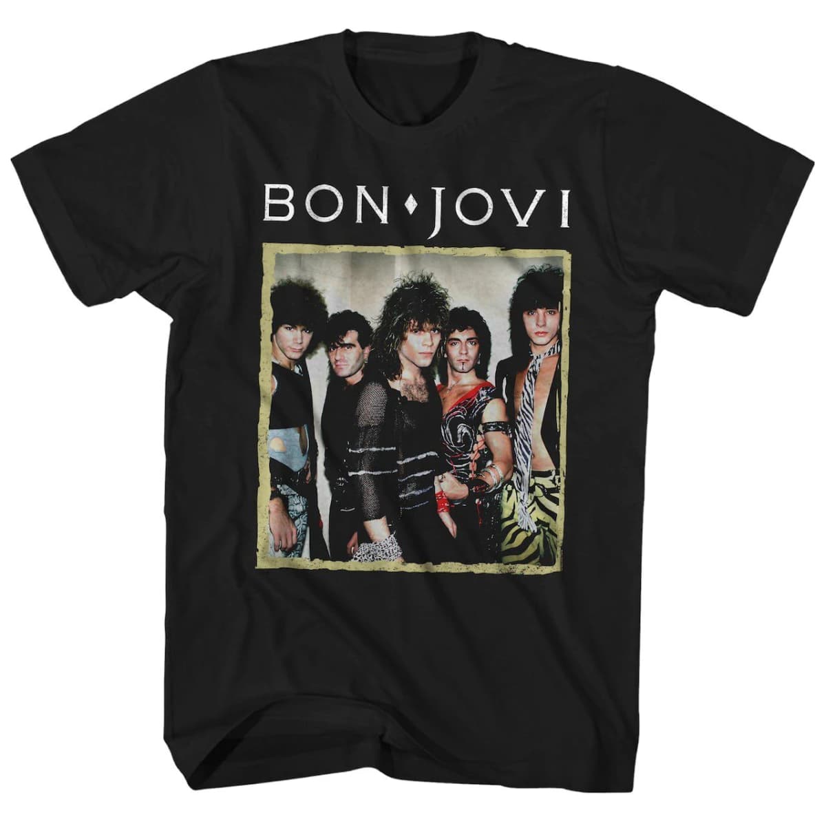 Metal Bon Jovi Rock Band Casual T-Shirt Men's and Women's Luxury Band Brand Top 2026 New Band