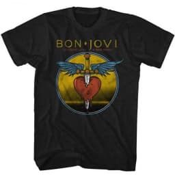 Metal Bon Jovi Rock Band Casual T-Shirt Men's and Women's Luxury Band Brand Top 2026 New Band