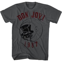 Metal Bon Jovi Rock Band Casual T-Shirt Men's and Women's Luxury Band Brand Top 2026 New Band