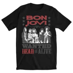 Metal Bon Jovi Rock Band Casual T-Shirt Men's and Women's Luxury Band Brand Top 2026 New Band