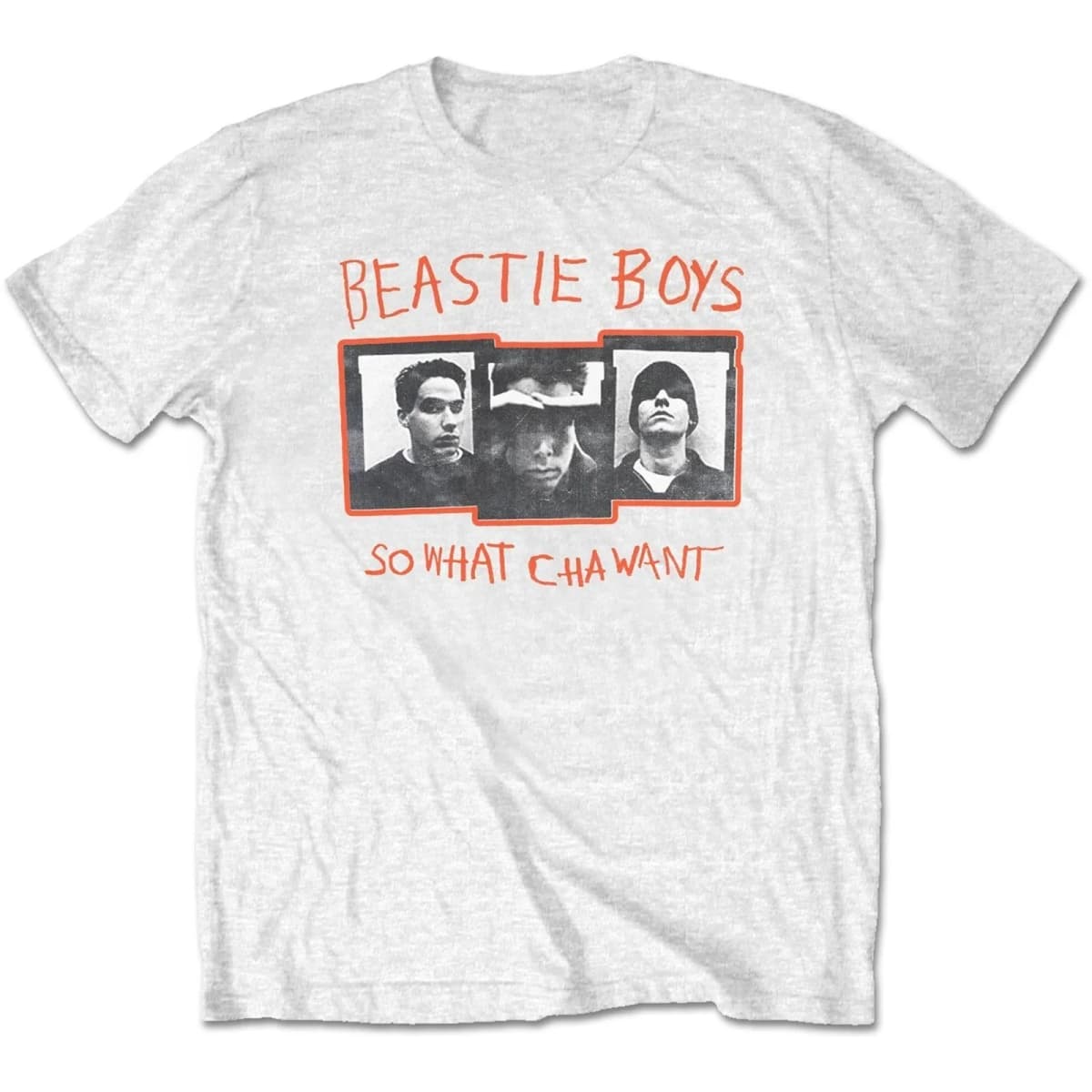 Classic Beastie Boys Band T-Shirt, Soft Breathable 100% Cotton Unisex Tee, Vintage Mugshot Print Short Sleeve Casual Wear