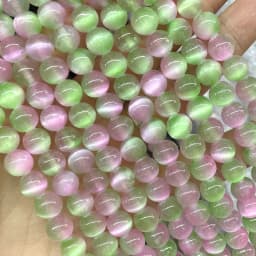6MM 8MM 10MM Natural Gemstone Colorful Selenite Stone Loose Round Spacer Beads For Jewelry Making Diy Bracelet Necklace Earrings