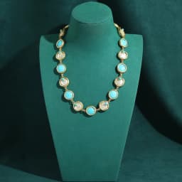 Vintage Baroque Pearl Choker Turquoise Necklaces Charm Jewelry Antique Gold Plated Women 2026 Luxury Classic Elegance Accessoies