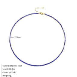 ZHENL 38CM Ladies Fashion Luxury Necklace Multiple Styles Birthstone Necklace Suitable for Commuter and Gift