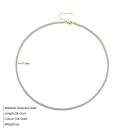 ZHENL 38CM Ladies Fashion Luxury Necklace Multiple Styles Birthstone Necklace Suitable for Commuter and Gift