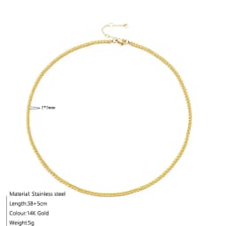 ZHENL 38CM Ladies Fashion Luxury Necklace Multiple Styles Birthstone Necklace Suitable for Commuter and Gift