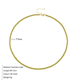 ZHENL 38CM Ladies Fashion Luxury Necklace Multiple Styles Birthstone Necklace Suitable for Commuter and Gift