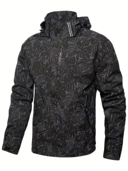Man 2026 New Spring Autumn Leisure And Comfortable Outdoor Zipper Windbreaker Fashion Printed Windproof Jacket