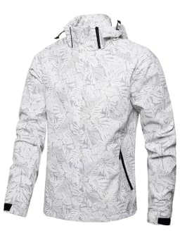 Man 2026 New Spring Autumn Leisure And Comfortable Outdoor Zipper Windbreaker Fashion Printed Windproof Jacket