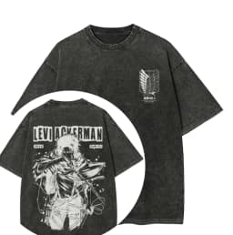 2026 New Attack on Titan Men and Women Summer Fashion Casual Clothing Retro Street Style Anime Printed Cotton T-shirt