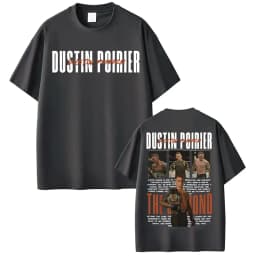 Limited DUSTIN POIRIER THE DIAMOND Graphic T-shirts Men Women Fashion Retro Short Sleeve T Shirt Cotton Casual Oversized T-shirt