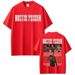 Limited DUSTIN POIRIER THE DIAMOND Graphic T-shirts Men Women Fashion Retro Short Sleeve T Shirt Cotton Casual Oversized T-shirt