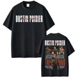 Limited DUSTIN POIRIER THE DIAMOND Graphic T-shirts Men Women Fashion Retro Short Sleeve T Shirt Cotton Casual Oversized T-shirt