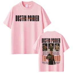 Limited DUSTIN POIRIER THE DIAMOND Graphic T-shirts Men Women Fashion Retro Short Sleeve T Shirt Cotton Casual Oversized T-shirt