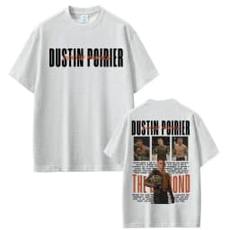 Limited DUSTIN POIRIER THE DIAMOND Graphic T-shirts Men Women Fashion Retro Short Sleeve T Shirt Cotton Casual Oversized T-shirt