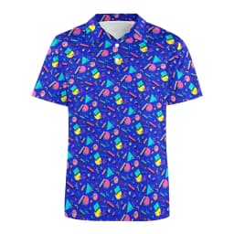 2026 Summer Hot Selling Retro Collar Shirt Street Short Sleeve Top Men's Breathable Button T-shirt