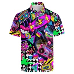 2026 Summer Hot Selling Retro Collar Shirt Street Short Sleeve Top Men's Breathable Button T-shirt