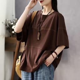 Plus Size Women's Summer Casual Solid Color T-Shirt Loose Office Lady Fashion New Arrival Trendy Comfortable