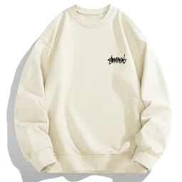 2026 Spring Autumn New Men Casual Sweatshirts Harajuku Loose Streetwear Tops O Neck Pullover Hoody Solid Mens Sweatshirts S-3XL