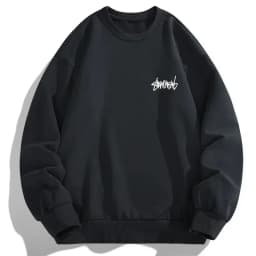 2026 Spring Autumn New Men Casual Sweatshirts Harajuku Loose Streetwear Tops O Neck Pullover Hoody Solid Mens Sweatshirts S-3XL
