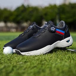 LOEIKAN Men's Golf Shoes | Quick-Button Closure | Non-Slip Spikeless Golf Sneakers