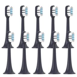 10pcs For Xiaomi Mijia T302 Replacement Brush Heads Sonic Electric Toothbrush Heads Protect Soft DuPont Suitable Nozzles