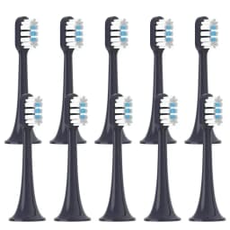 10pcs For Xiaomi Mijia T302 Replacement Brush Heads Sonic Electric Toothbrush Heads Protect Soft DuPont Suitable Nozzles