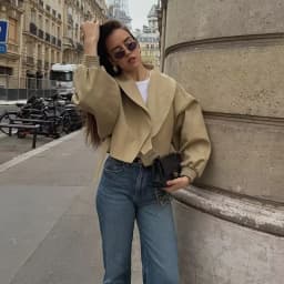 Jackets Spring Women's 2026 New Fashion Bat Sleeves Elegant Women Short Jacket Blouse Chic Joker Youth Holiday Street Warm Coats