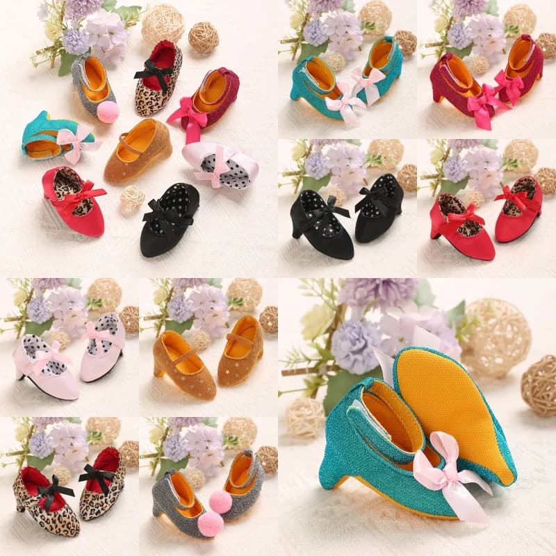2026 New Infant Newborn Baby Girl High Heels Shoes Princess Bow First Birthday Party Shoes Photo Props Shoes 0-12M