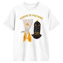 Angine De Poitrine Music T-Shirt Beach Streetwear T Shirts Cotton Popular Tee Shirt For Man Custom Logo Clothing