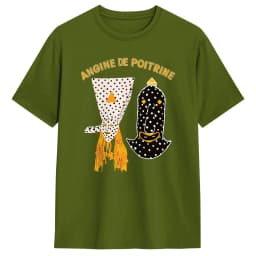 Angine De Poitrine Music T-Shirt Beach Streetwear T Shirts Cotton Popular Tee Shirt For Man Custom Logo Clothing