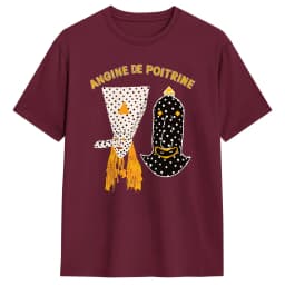 Angine De Poitrine Music T-Shirt Beach Streetwear T Shirts Cotton Popular Tee Shirt For Man Custom Logo Clothing