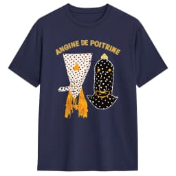 Angine De Poitrine Music T-Shirt Beach Streetwear T Shirts Cotton Popular Tee Shirt For Man Custom Logo Clothing