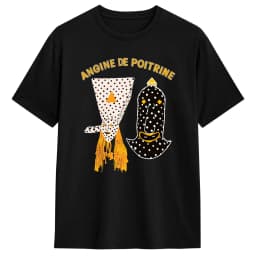 Angine De Poitrine Music T-Shirt Beach Streetwear T Shirts Cotton Popular Tee Shirt For Man Custom Logo Clothing