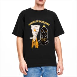 Angine De Poitrine Music T-Shirt Beach Streetwear T Shirts Cotton Popular Tee Shirt For Man Custom Logo Clothing