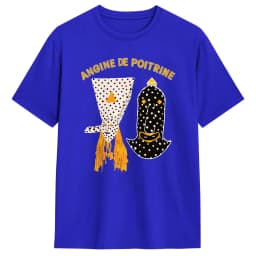 Angine De Poitrine Music T-Shirt Beach Streetwear T Shirts Cotton Popular Tee Shirt For Man Custom Logo Clothing