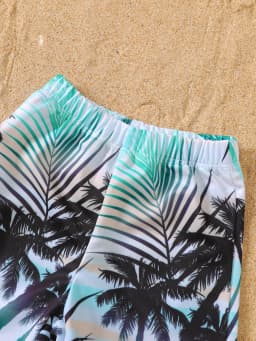 Baby Boys Summer Casual Short Sleeve Shorts Swimsuit Set with Hat Toddler Swimwear Ensemble