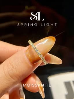 Real Moissanite Diamond Stackable Solitaire Party Rings for Women 925 Sterling Silver Luxury Quality Fine Jewelry